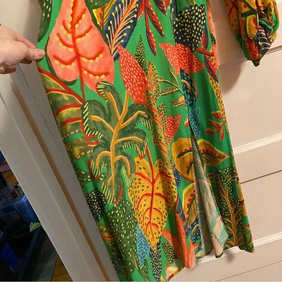 FARM Rio Forest Dream Slit Dress Size XS - Picture 4 of 9